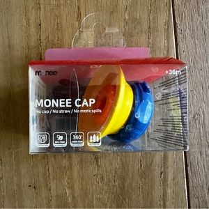 4/$15* MONEE Sippy Cup Cap, Converts Store Bottles to Toddler Cup, Screws-on